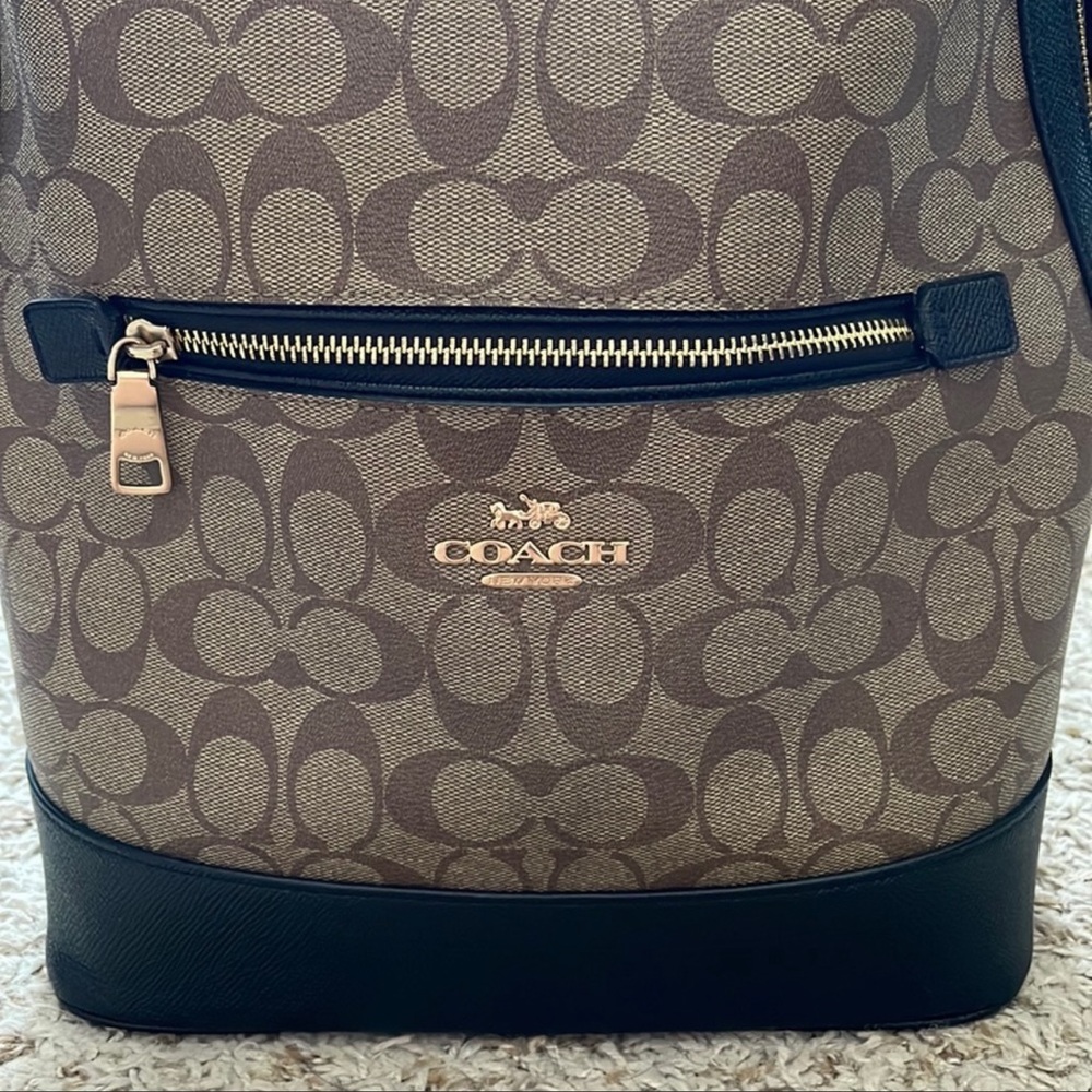 Coach Kenley Backpack In Signature Canvas Crossgrain … Gem